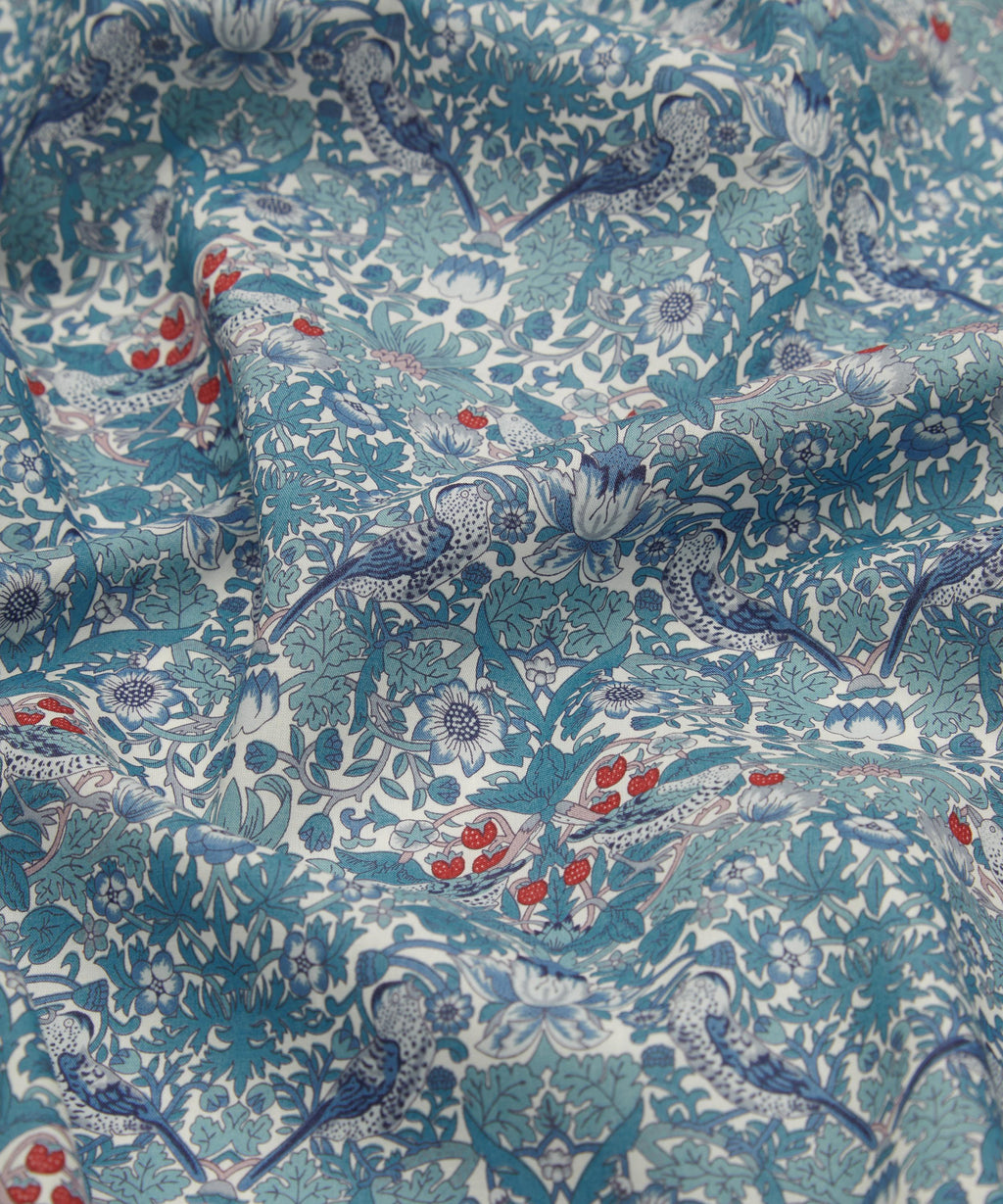 Liberty of London Tana Lawn - Strawberry Thief Blue