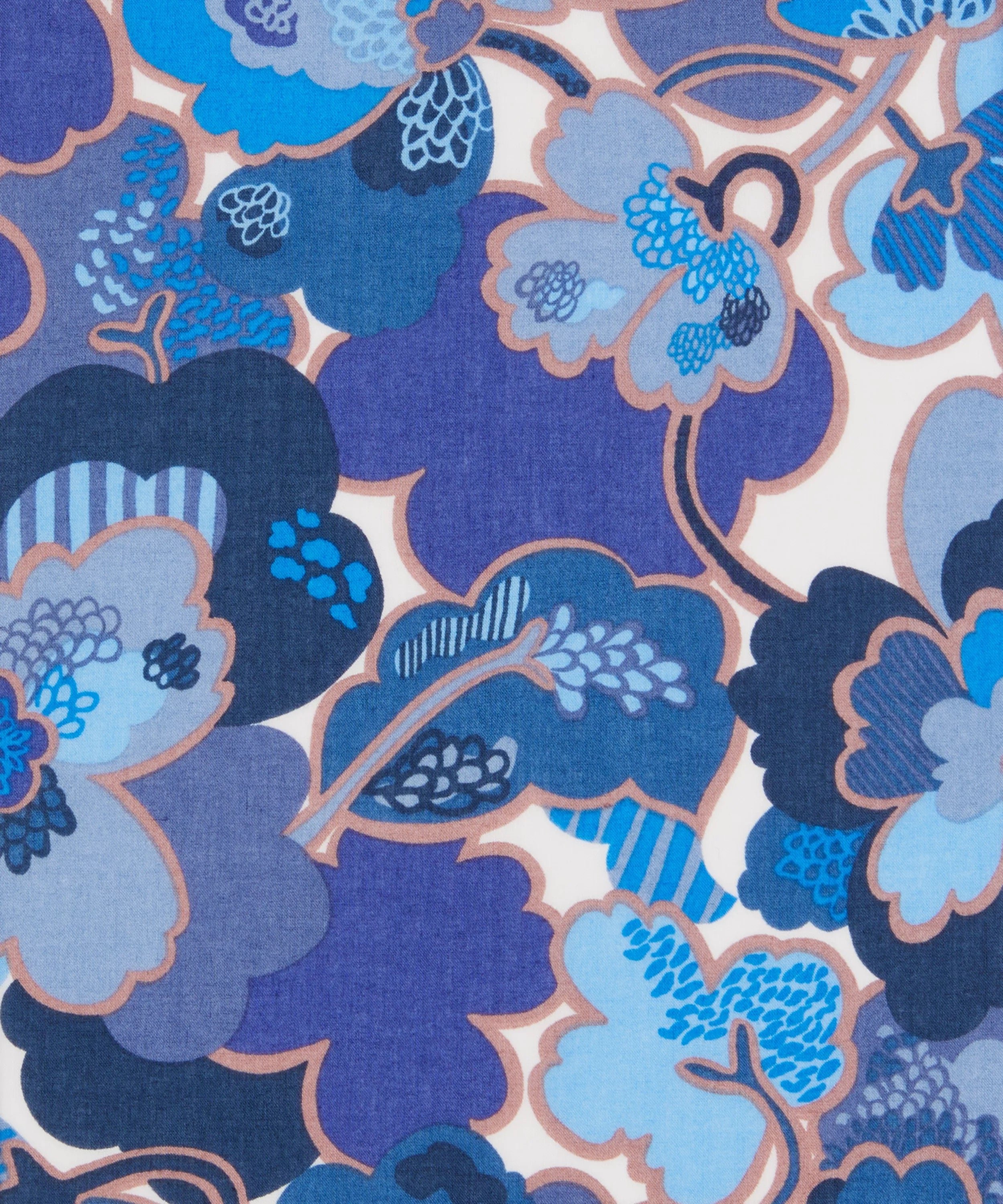 Liberty of London Tana Lawn - Prospect Flower B (Blue)