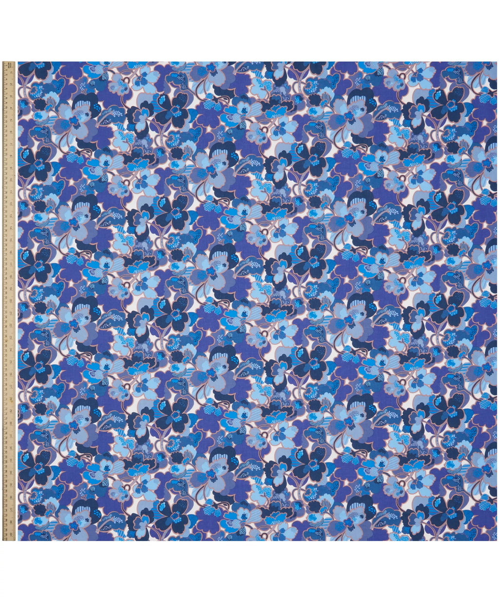 Liberty of London Tana Lawn - Prospect Flower B (Blue)