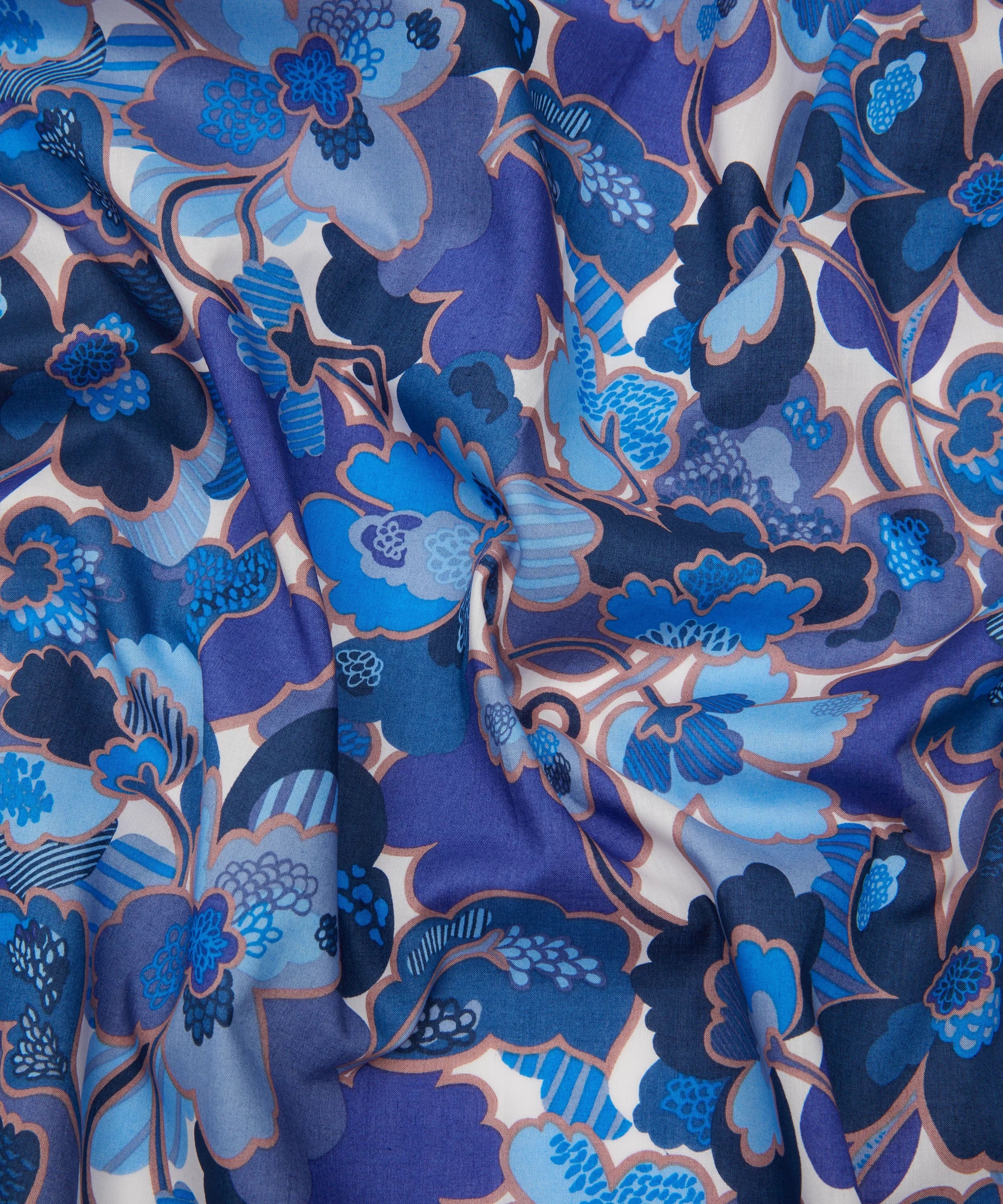 Liberty of London Tana Lawn - Prospect Flower B (Blue)