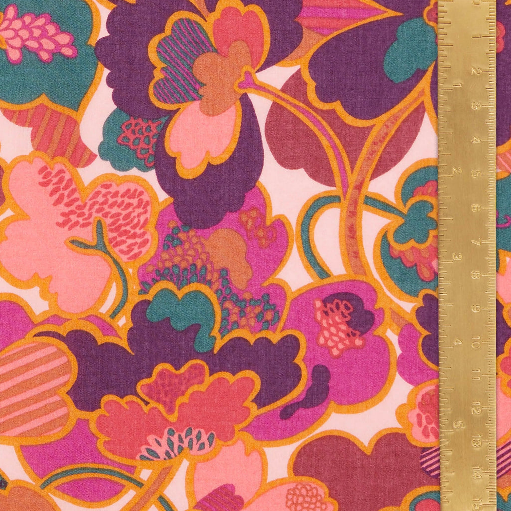 Liberty of London Tana Lawn - Prospect Flower A Red/Pink