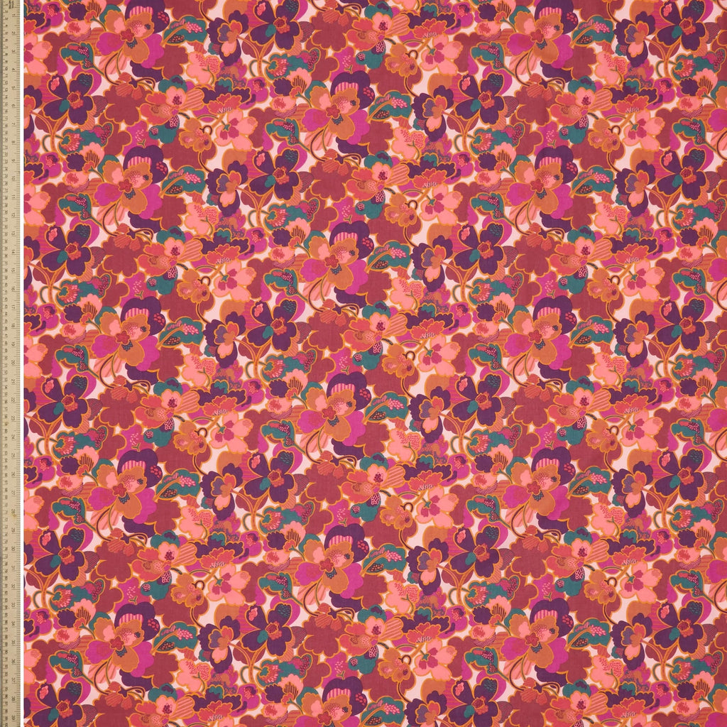 Liberty of London Tana Lawn - Prospect Flower A Red/Pink