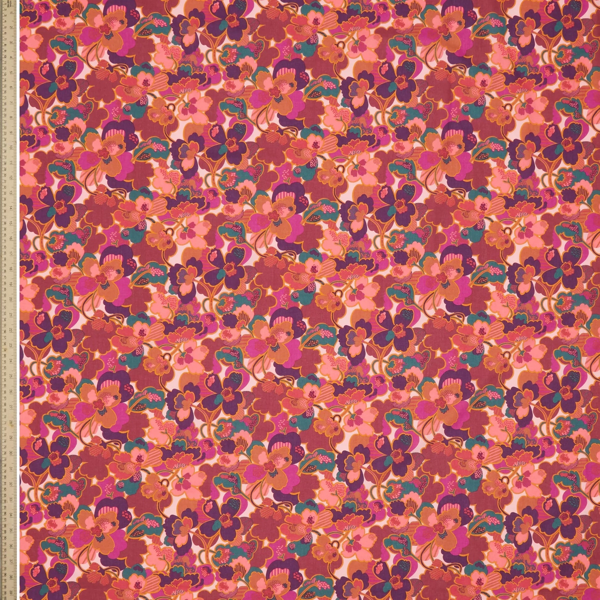 Liberty of London Tana Lawn - Prospect Flower A Red/Pink
