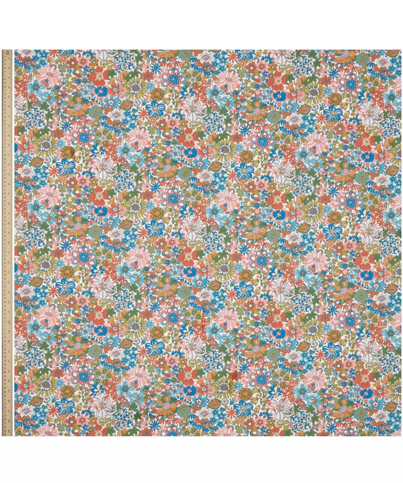Liberty of London Tana Lawn - Rainbow Garden Green