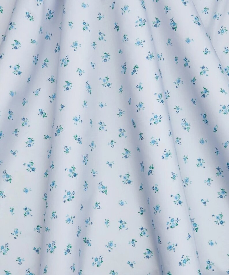 Liberty of London Tana Lawn - Posy Corsage Blue
