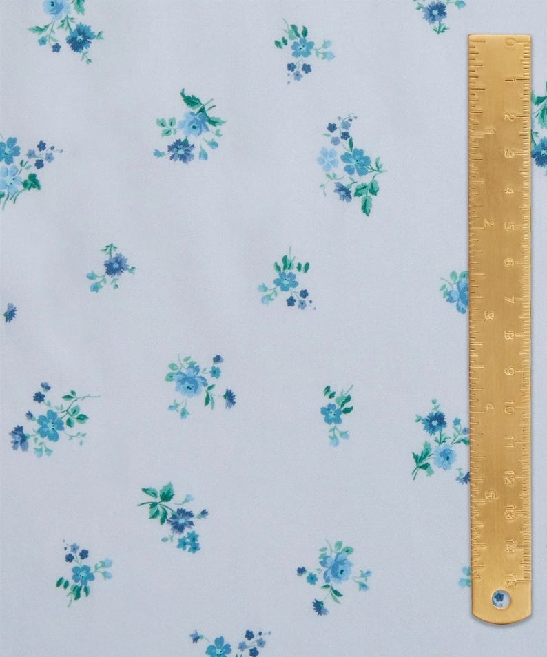 Liberty of London Tana Lawn - Posy Corsage Blue