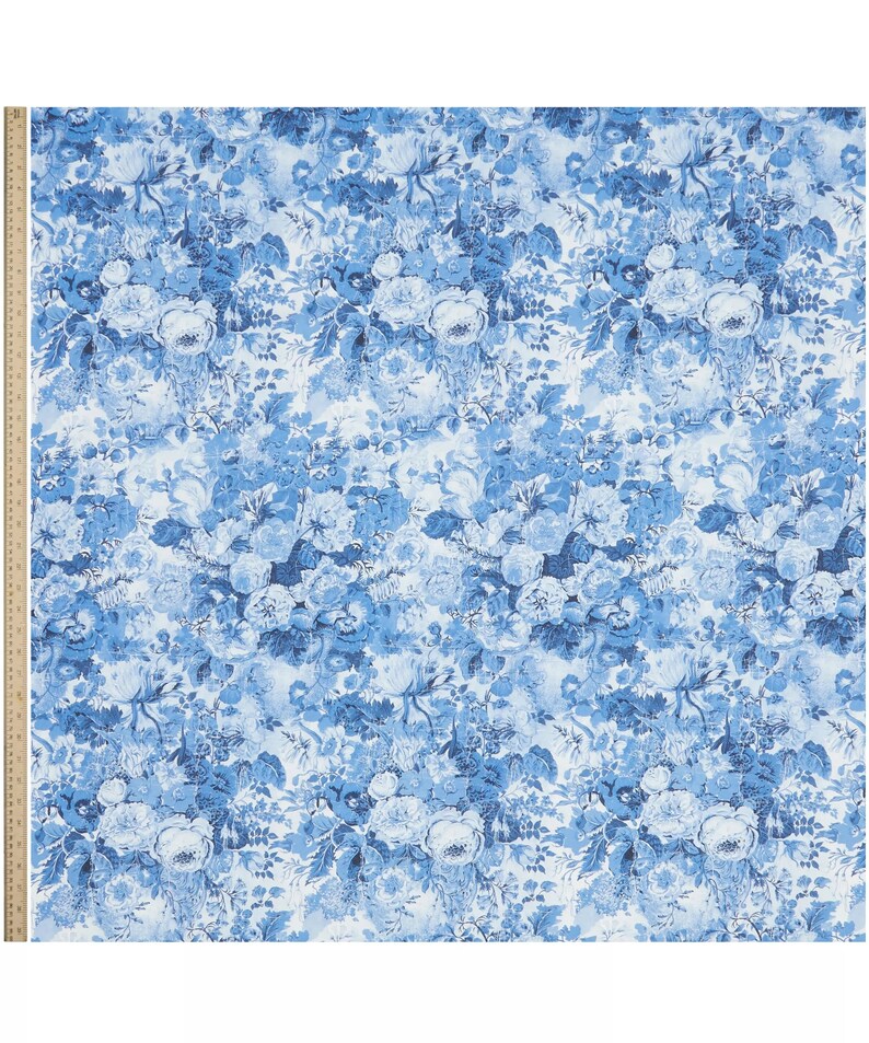 Liberty of London Tana Lawn - Parchment Petal Blue