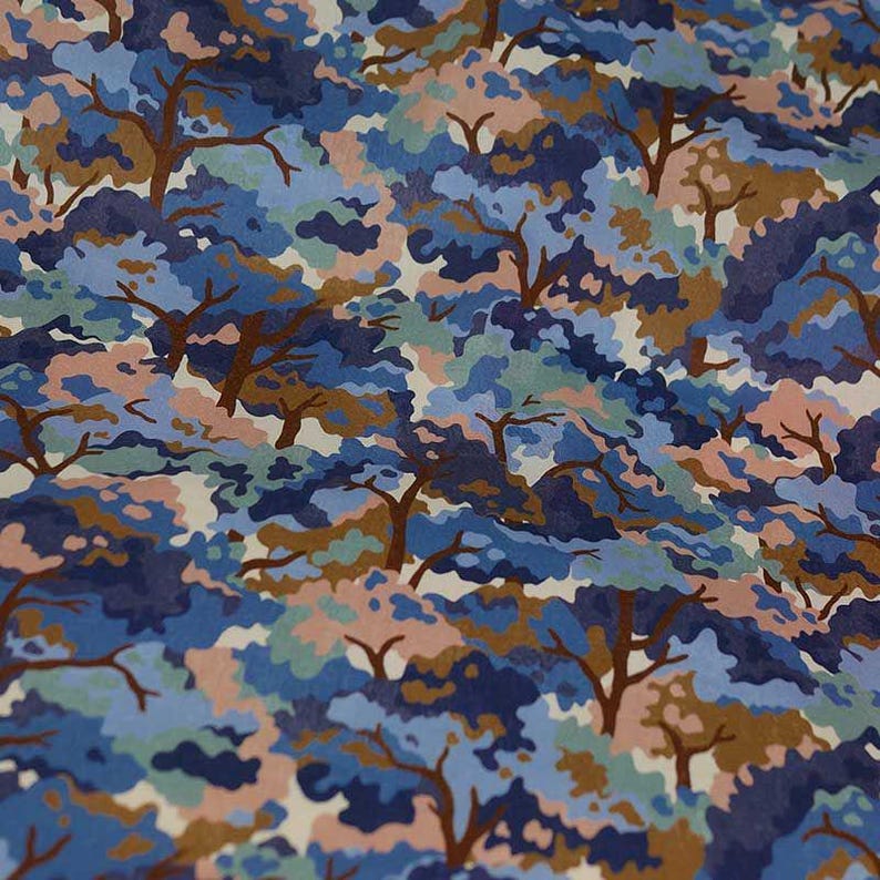 Liberty of London Tana Lawn - Woodland Camo Blue
