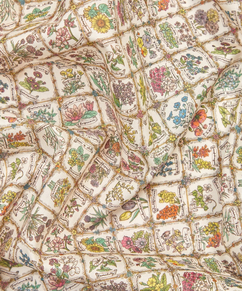 Liberty of London Tana Lawn - Language Flowers C