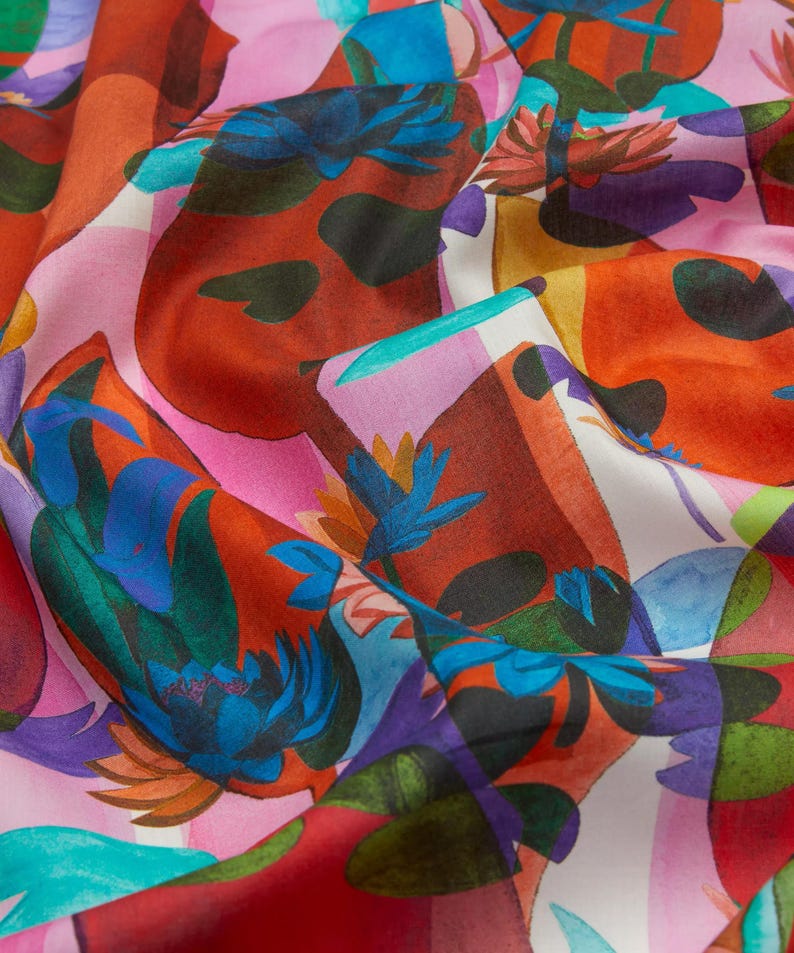 Liberty of London Tana Lawn - Other World Red