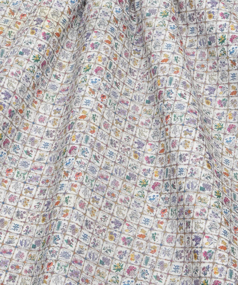 Liberty of London Tana Lawn - Language of Flowers Pink