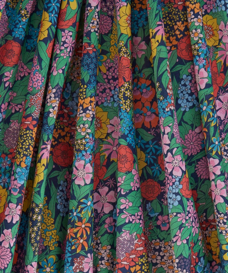 Liberty of London Tana Lawn - Ciara E Dark Blue