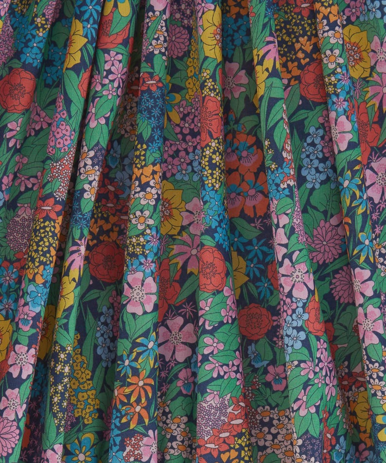 Liberty of London Tana Lawn - Ciara E Dark Blue
